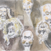 Brussel, museumvitrine, 2015